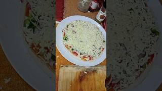 pizza ab ghar me bnaye#easily #shortsvideo #khanakhazana #15minutes @bharatzkitchenHINDI