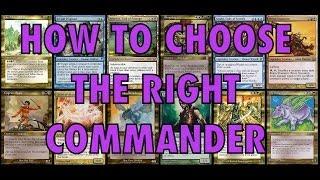 MTG - How To Choose The Right Commander - EDH Magic: The Gathering