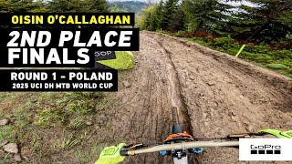 GoPro:  Challenging Weather & a 2ND PLACE for Oisin O'Callaghan - Poland - '25 UCI DH MTB World Cup