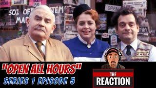 American Reacts to Open All Hours - s01e05 - Well Catered Funeral