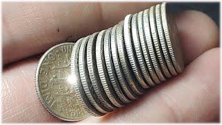 $2,500 DIME HUNT! COIN ROLL HUNTING DIMES! (SILVER DIME TIME!)
