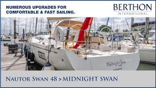 Nautor Swan 48 (MIDNIGHT SWAN), with Sue Grant - Yacht for Sale - Berthon International