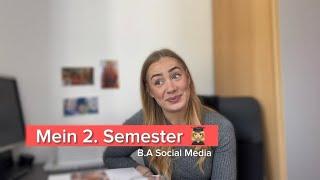 Semesterrückblick 2. Semester - B.A Social Media, IU Fernstudium ‍