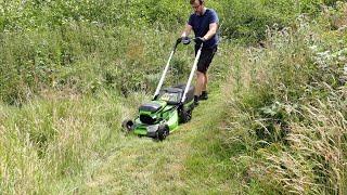 Is The Greenworks 60V Self Propelled Lawnmower Worth It? Find Out In This Review! #lawnmower