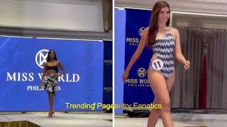 Battle of Crowns - Miss World Philippines 2024 Swimsuit Screening - Dia Mate vs Riana Pangindian 