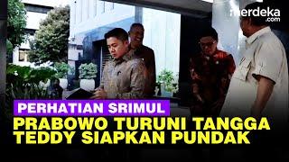 Perhatian Sri Mulyani saat Prabowo Turuni Anak Tangga, Mayor Teddy Sigap Siapkan Pundak