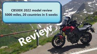 CB500X review: 5000 miles, 20 countries in 5 weeks - A personal real use review