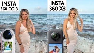 Insta 360 Go 3 VS Insta 360 X3 Camera Comparison