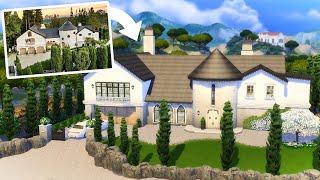 Cypress Estate (NO CC) + SimCribs Chat! Sims 4 Speed Build 