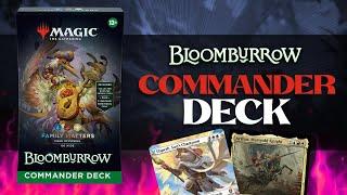 Bloomburrow Family Matters Unboxing - Commander Deck Magic The Gathering 2024