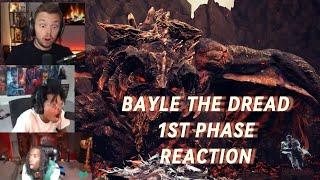 Elden Ring - Streamers Reaction to Bayle the Dread’s 1st Phase (Gameplay at the End with Build)