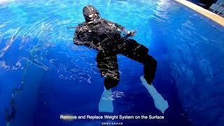 PADI 20SKILLS DIVEMASTER and IDC   Remove and replace weight system on the surface