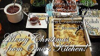 Honey Mustard Ham & Irish Cheddar Potatoes - Merry Christmas from Oma's Kitchen!