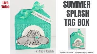 Summer Splash Tag Box