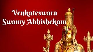 Sri Venkateswara Swamy Abhishekam / Swami Maha Mangalaharati / swami rupam