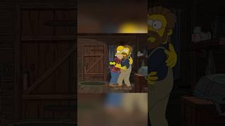 Homer saves Ned #simpsons #shorts