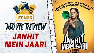 ETimes Movie Review, 'Janhit Mein Jaari': Nushrratt Bharuccha shines in this social satire