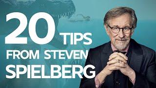 20 Screenwriting and Directing Tips from Steven Spielberg on how he created Jaws and West Side Story