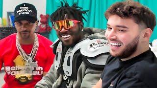 Antonio Brown & Charleston Come on Adin Ross' Stream
