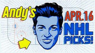 NHL Sniffs, Picks & Pirate Parlays Today 4/16/24 | Best NHL Bets w/ @AndyFrancess