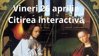 Vineri 26 aprilie # interactiv