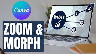 Canva Slide ZOOM & Morph Tutorial -  Free Template 