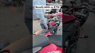 Benelli 600i Sound and KTM 390 sound test | KTM 390 vs Benelli 600i #shorts #busawala