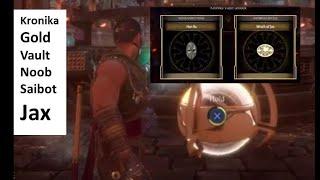 Gold Kronika Time Vault Krypt Chest (Noob Saibot, Jax) Kombat League Gear! Mortal Kombat 11, Dec 26