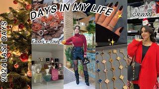 Days in my life  : خريجة معايا انا و عائلتي ، GRWM ( daily makeup  , Nails , Girls talk )