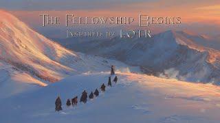 The Fellowship Begins - An Epic Winter Journey | LOTR Ambient Music