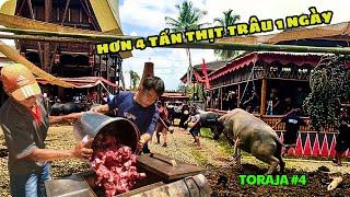 Hơn 4 tấn thịt trâu 1 ngày - Hành trình sang “thế giới bên kia” tốn kém tại Indonesia.