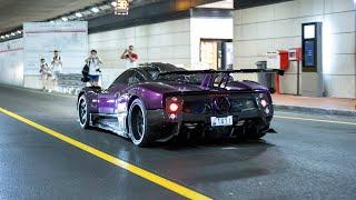 Lewis Hamilton Driving His Pagani Zonda 760 LH in Monaco ! LOUD V12 Sounds