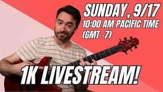 DSG Studio 1k Live | Arranging Chord Solos & Improvisation Chat