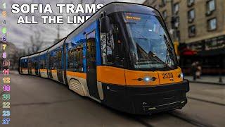  Trams in Sofia - All the Lines / Трамваи в София - Всички линии (2024) (4K)