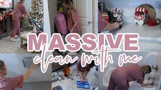 MASSIVE CLEAN WITH ME | MESSY HOUSE CLEANING MOTIVATION | DEEP CLEANING | Lauren Yarbrough