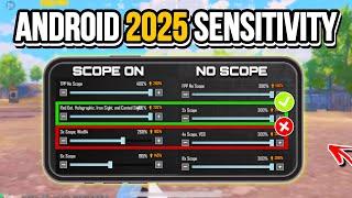 Pubg mobile sensitivity settings 2025 android  zero recoil + code  copy & use!