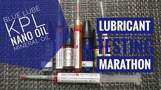 Nano Oil, KPL Knife Pivot Lube, Blue Lube, and Mineral Oil Test.  Which is the best knife lubricant?