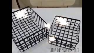 Wire basket Supplier NEW Product from ABBA Display Fixtures