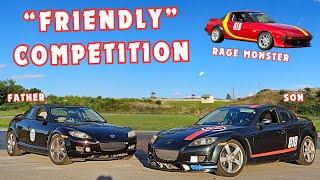 Father VS Son RX8 Showdown + The RADX7 SETS a NEW PERSONAL BEST at NCM