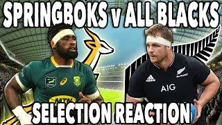 Springboks vs All Blacks Selection Reaction - Rugby Championship Round 3 | World Cup Final REMATCH