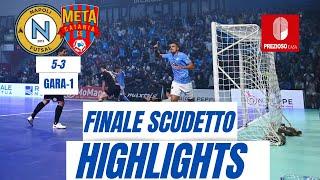 HIGHLIGHTS PREZIOSO CASA NAPOLI META CATANIA: nella bolgia di AVERSA gli azzurri vincono gara-1