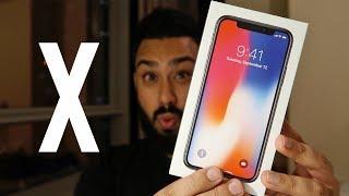 Early Apple iPhone X UNBOXING (Space Gray) !!!