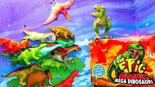 Epic Animals MEGA DINOSAURIOS  Arex y Vastatore se divierten con ellos 