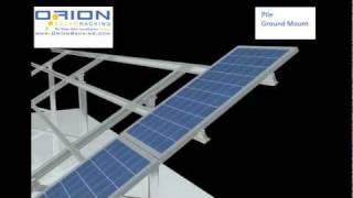 Orion Solar Racking Jupiter series Ground Mount System type 2