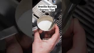 How to Steam Silky Milk for Latte Art at Home with Breville Barista Express #brevillebaristaexpress