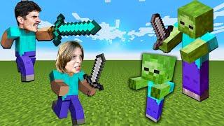 MINECRAFT ZOMBIE HUNT CHALLENGE!