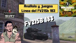 WoT Blitz en Español | Análisis y Juegos | Línea del Fv215b 183