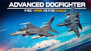 A Worthy Opponent Our Battle Will Be Legendary... | F-16C Viper Vs F-15C Eagle Dogfight | DCS |