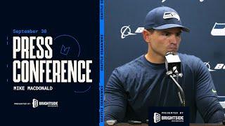 Mike Macdonald: "Our Guys Fought The Heck Out Of That Game" | Postgame Press Conference - Week 4