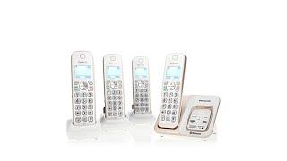 Panasonic DECT 4Handset Cordless Phones w/Call Block   M...